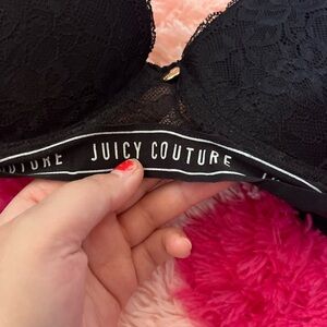 Juicy Couture Black Lace Bra